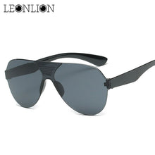 Load image into Gallery viewer, LeonLion 2023 One-piece Classic Sunglasses Women/Men Candies Color Driving Sun Glasses Brand Designer Retro Oculos De Sol