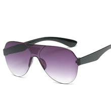 Load image into Gallery viewer, LeonLion 2023 One-piece Classic Sunglasses Women/Men Candies Color Driving Sun Glasses Brand Designer Retro Oculos De Sol