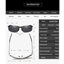 Load image into Gallery viewer, LeonLion 2023 Outdoor Polarized Sunglasses Men Brand Designer Classic Metal Sun Glasses Women/Men Travel Driving Oculos De Sol