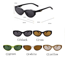 Load image into Gallery viewer, LeonLion 2023 Oval Cat Eye Sunglasses Women Brand Designer Glasses Women Retro Women&#39;s Eyeglasses UV400 Trendy Shades for Men