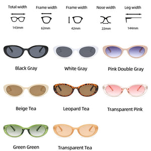 LeonLion 2023 Oval Lenses Sunglasses Women/Men Brand Designer Vintage Eyeglasses Women Cat Eye Sun Glasses Ladies Goggle UV400