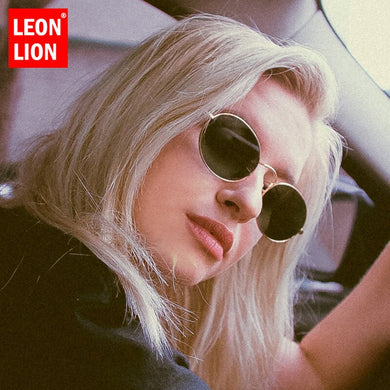 LeonLion 2023 Oval Retro Gradient Sunglasses Women/Men Glasses Street Beat Shopping Mirror Vintage Oculos De Sol Gafas UV400