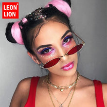 Load image into Gallery viewer, LeonLion 2023 Oval Retro Sunglasses Women Brand Designer Glasses Women/Men Small Eyeglasses Women Mirror Oculos De Sol Feminino