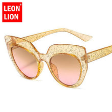 Load image into Gallery viewer, LeonLion 2023 Oversized Cat Eye Sunglasses Women Designer  Eyewear Women/Men Cateye Glasses Vintage Gradient Lens UV400
