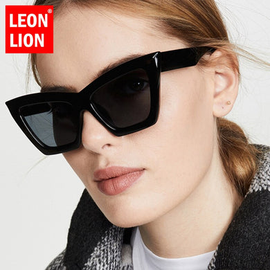 LeonLion 2023 Oversized Retro Sunglasses Women  Designer Eyeglasses Women Vintage Glasses Women UV400 Gafas De Sol Hombre