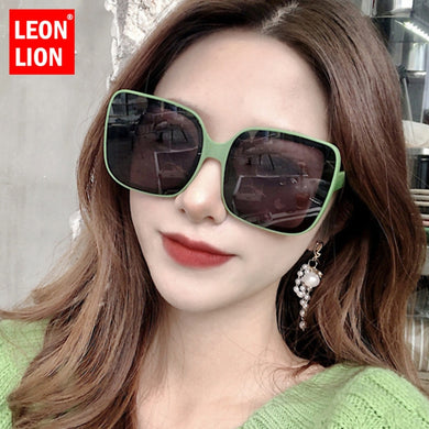 LeonLion 2023 Oversized Sunglasses Women Brand Designer Sun Glasses Women  Glasses Women/Men Retro Oculos De Sol Gafas