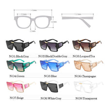 Load image into Gallery viewer, LeonLion 2023 Oversized Sunglasses Women Siamese Square Women Sun Glasses  Brand Designer Sunglasses For Women/Men Goggles