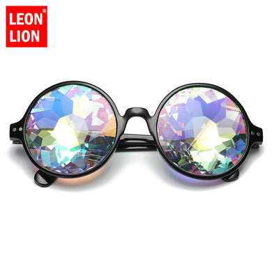 LeonLion 2023 Party Sunglasses Women Rainbow Mirror Glasses Vintage Lady Glasses Shopping Gafas De Sol Mujer UV400 T Show