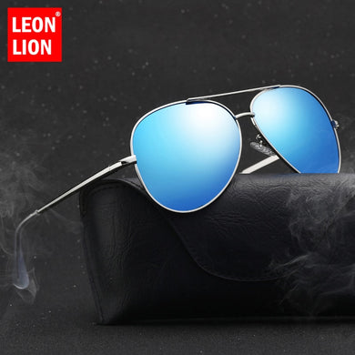 LeonLion 2023 Polarized Sunglasses Men Brand Designer UV400 Classic Glasses Alloy Eyewear For Men/Women Driving oculos de sol