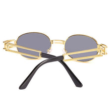 Carica l'immagine nel visualizzatore di Gallery, LeonLion 2023 Punk Sunglasses Women Vintage Oval Glasses Women/Men Vintage Eyewear for Women Steampunk Gafas De Sol Hombre