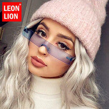 Load image into Gallery viewer, LeonLion 2023 Rectangle Sunglasses Women Retro Rimless Women Glasses  Designer Eyewear Okulary Vintage Gafas De Mujer
