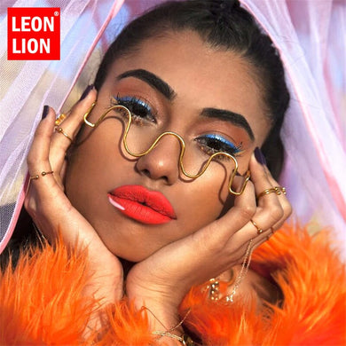 LeonLion 2023 Retro Occhiali Telaio Donne di Marca Occhiali Telaio Donne/Uomini Divertenti Occhiali Da Vista Per Le Donne Vintage Oculos De Sol 