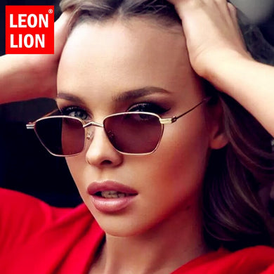 LeonLion 2023 Retro Sunglasses Women  Vintage Glasses Women/Men Brand Designer Eyeglasses Women Cateye Lentes De Sol Mujer