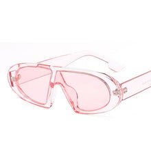 Load image into Gallery viewer, LeonLion 2023 Retro Women Sunglasses Vintage Punk Sunglasses Oval Flat Top Sun Glasses Female Leopard Oculos De Sol Mujer UV400