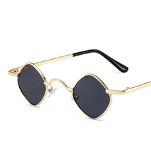 Carica l'immagine nel visualizzatore di Gallery, LeonLion 2023 Rhombic Retro Sunglasses Children Funny Eyewear Girls/Boys Small Glasses Mirror Vintage Gafas De Sol Hombre UV400