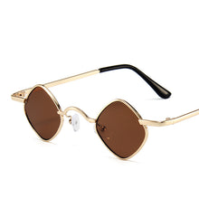 Carica l'immagine nel visualizzatore di Gallery, LeonLion 2023 Rhombic Retro Sunglasses Children Funny Eyewear Girls/Boys Small Glasses Mirror Vintage Gafas De Sol Hombre UV400