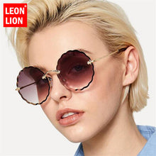 Load image into Gallery viewer, LeonLion 2023 Rimless Ocean Lens Sunglasses Women Brand Designer UV400 Classic Glasses Gafas Metal Goggle Eyewear For Men/Women