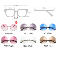 Load image into Gallery viewer, LeonLion 2023 Rimless Ocean Lens Sunglasses Women Brand Designer UV400 Classic Glasses Gafas Metal Goggle Eyewear For Men/Women