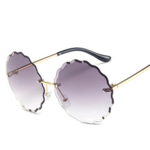 Load image into Gallery viewer, LeonLion 2023 Rimless Ocean Lens Sunglasses Women Brand Designer UV400 Classic Glasses Gafas Metal Goggle Eyewear For Men/Women