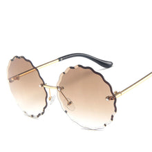 Load image into Gallery viewer, LeonLion 2023 Rimless Ocean Lens Sunglasses Women Brand Designer UV400 Classic Glasses Gafas Metal Goggle Eyewear For Men/Women