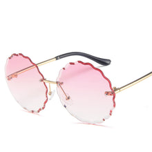 Load image into Gallery viewer, LeonLion 2023 Rimless Ocean Lens Sunglasses Women Brand Designer UV400 Classic Glasses Gafas Metal Goggle Eyewear For Men/Women