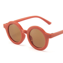 Carica l'immagine nel visualizzatore di Gallery, LeonLion 2023 Round Kids Sunglasses for Girls Sunglasses for Kids Cute Personality Baby Anti-UV Colorful Sun Glasses