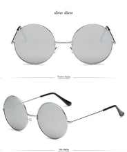Load image into Gallery viewer, LeonLion 2023 Round Metal Sunglasses Women Candy Color Classic Retro Rainbow Sun Glasses Men Oculos De Sol Masculino UV400