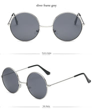 Load image into Gallery viewer, LeonLion 2023 Round Metal Sunglasses Women Candy Color Classic Retro Rainbow Sun Glasses Men Oculos De Sol Masculino UV400