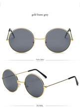 Load image into Gallery viewer, LeonLion 2023 Round Metal Sunglasses Women Candy Color Classic Retro Rainbow Sun Glasses Men Oculos De Sol Masculino UV400