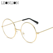 Load image into Gallery viewer, LeonLion 2023 Round Metal Sunglasses Women Candy Color Classic Retro Rainbow Sun Glasses Men Oculos De Sol Masculino UV400