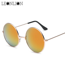 Load image into Gallery viewer, LeonLion 2023 Round Metal Sunglasses Women Candy Color Classic Retro Rainbow Sun Glasses Men Oculos De Sol Masculino UV400