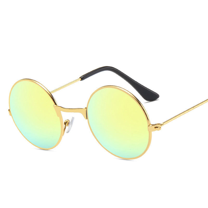 LeonLion 2023 Round Sunglasses Children  Brand Sunglasses Children Cute Glasses For Boy/Girl Mirror Oculos De Sol Feminino