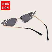 Load image into Gallery viewer, LeonLion 2023 Small Cat Eye Sunglasses Women  Brand Fire Sun Glasses Women/Men Unique Eyeglasses Women Cateye Shades UV400