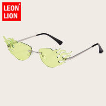 Load image into Gallery viewer, LeonLion 2023 Small Cat Eye Sunglasses Women  Brand Fire Sun Glasses Women/Men Unique Eyeglasses Women Cateye Shades UV400