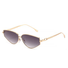 Load image into Gallery viewer, LeonLion 2023 Small Cateye Sunglasses Women Brand Vintage Eyewear Women Metal Punk Glasses Female Shades Oculos Feminino UV400