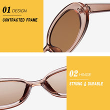 Load image into Gallery viewer, LeonLion 2023 Small Retro Sunglasses Women Pink Oval Eyeglasses For Women/Men Brand Designer Glasses Ladies Lentes De Sol UV400