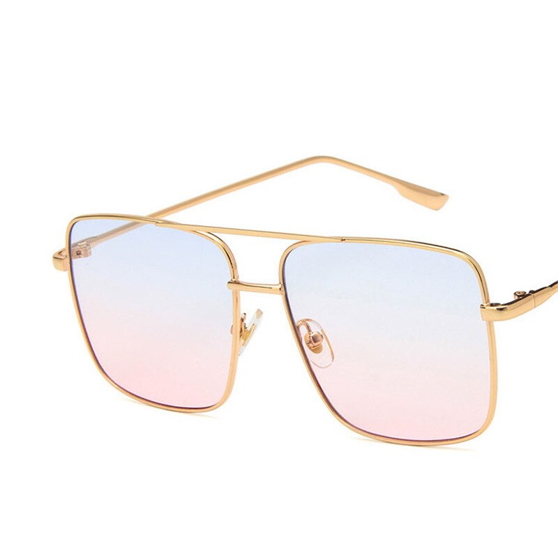 LeonLion 2023 Square Large Frame Sunglasses Women Gradient Sun Glasses for Women Feminino Retro UV400 Lentes De Sol Mujer