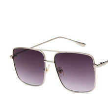 Carica l&#39;immagine nel visualizzatore di Gallery, LeonLion 2023 Square Large Frame Sunglasses Women Gradient Sun Glasses for Women Feminino Retro UV400 Lentes De Sol Mujer