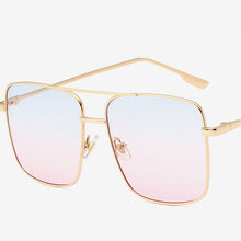 Carica l&#39;immagine nel visualizzatore di Gallery, LeonLion 2023 Square Large Frame Sunglasses Women Gradient Sun Glasses for Women Feminino Retro UV400 Lentes De Sol Mujer