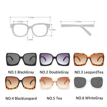 Load image into Gallery viewer, LeonLion 2023 Square Oversized Sunglasses Women Gradient Glasses Women/Men  Eyeglasses Women Retro Oculos De Sol UV400