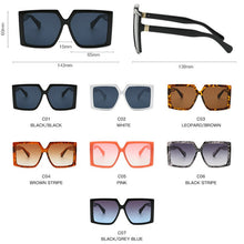 Load image into Gallery viewer, LeonLion 2023 Square Oversized Sunglasses Women  Eyewear Women/Men  Brand Glasses Women Gafas De Sol Hombre