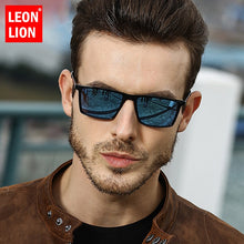 Load image into Gallery viewer, LeonLion 2023 Square Polarized Sunglasses Men Mirror Driving Retro Sun Glasses UV400  Lunette De Soleil Homme