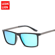 Load image into Gallery viewer, LeonLion 2023 Square Polarized Sunglasses Men Mirror Driving Retro Sun Glasses UV400  Lunette De Soleil Homme