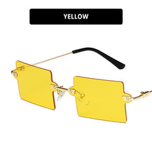 Load image into Gallery viewer, LeonLion 2023 Square Rimless Sunglasses Women/Men Vintage Glasses Women  Designer Eyeglasses Women Gafas De Sol Hombre