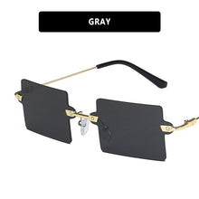 Load image into Gallery viewer, LeonLion 2023 Square Rimless Sunglasses Women/Men Vintage Glasses Women  Designer Eyeglasses Women Gafas De Sol Hombre