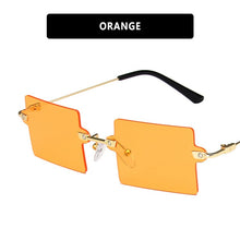 Load image into Gallery viewer, LeonLion 2023 Square Rimless Sunglasses Women/Men Vintage Glasses Women  Designer Eyeglasses Women Gafas De Sol Hombre