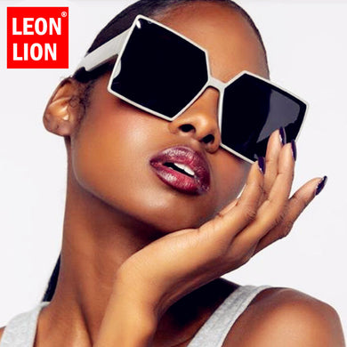 LeonLion 2023 Square Sunglasses Women Oversized Sun Glasses Women  Women Eyewear Brand Designer Gafas De Mujer UV400