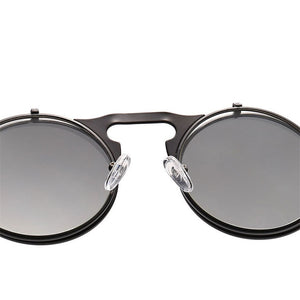 LeonLion 2023 Steam punk Sunglasses Men 2023 Street Beat Round Eyeglasses Outdoor Oculos De Sol Feminino UV400