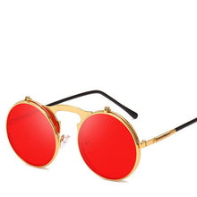 Load image into Gallery viewer, LeonLion 2023 Steam punk Sunglasses Men 2023 Street Beat Round Eyeglasses Outdoor Oculos De Sol Feminino UV400
