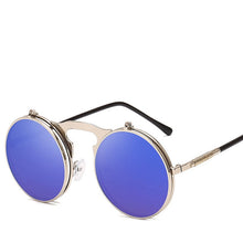 Load image into Gallery viewer, LeonLion 2023 Steam punk Sunglasses Men 2023 Street Beat Round Eyeglasses Outdoor Oculos De Sol Feminino UV400